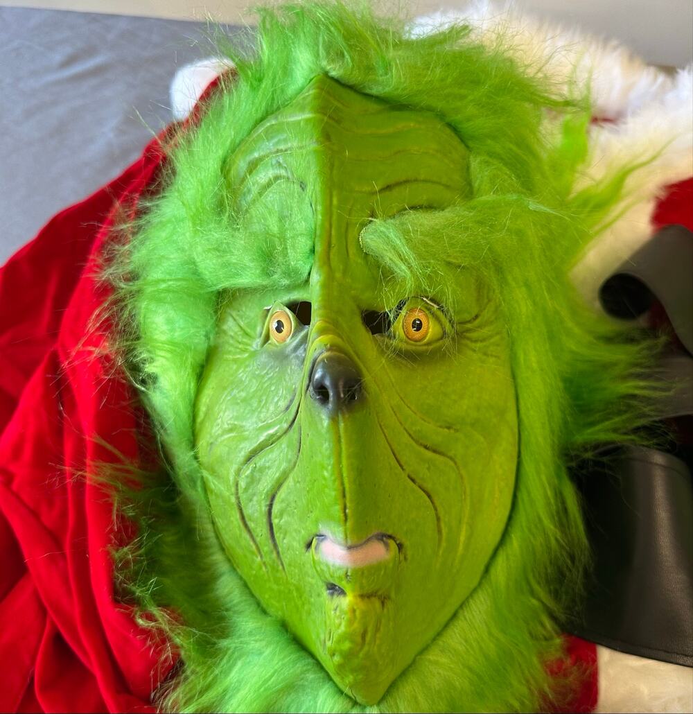 Christmas Grinch Adults Costume Size 2XL
